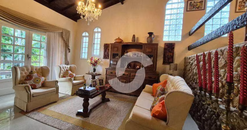 Casa com 4 dormitórios à venda, 342 m² por r$ 2.900.000,00 - itaipu - niterói/rj