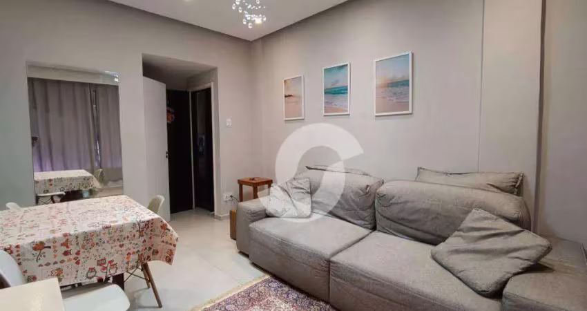 Apartamento com 1 dormitório à venda, 65 m² por R$ 290.000,00 - Icaraí - Niterói/RJ