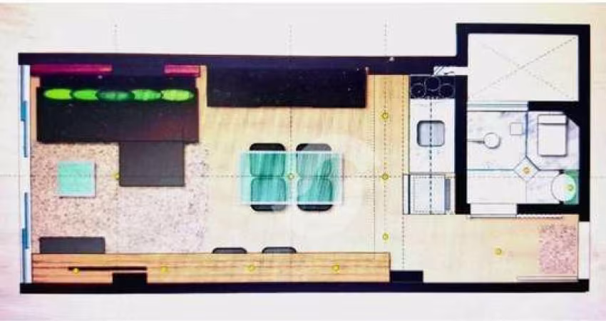 Studio com 1 dormitório à venda, 25 m² por R$ 150.000,00 - Centro - Niterói/RJ