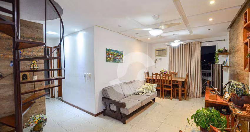 Cobertura com 3 dormitórios à venda, 140 m² por R$ 1.150.000,00 - Itaipu - Niterói/RJ