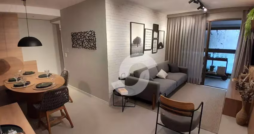 Apartamento novo, pronto para morar, com 2 dormitórios à venda, 76 m² por r$ 760.000 - icaraí - niterói/rj