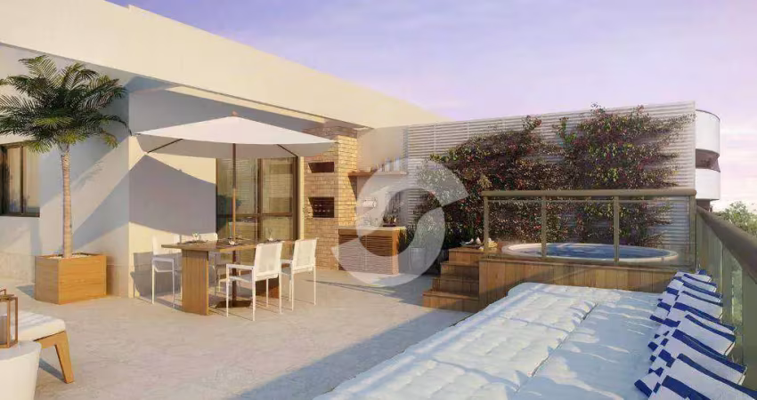 Cobertura com 3 dormitórios à venda, 185 m² por r$ 1.850.000,00 - icaraí - niterói/rj