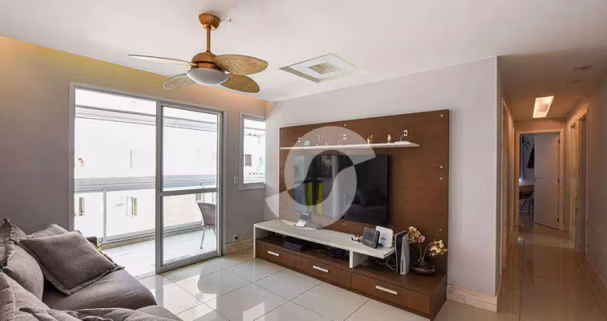 Apartamento à venda, 118 m² por r$ 990.000,00 - santa rosa - niterói/rj