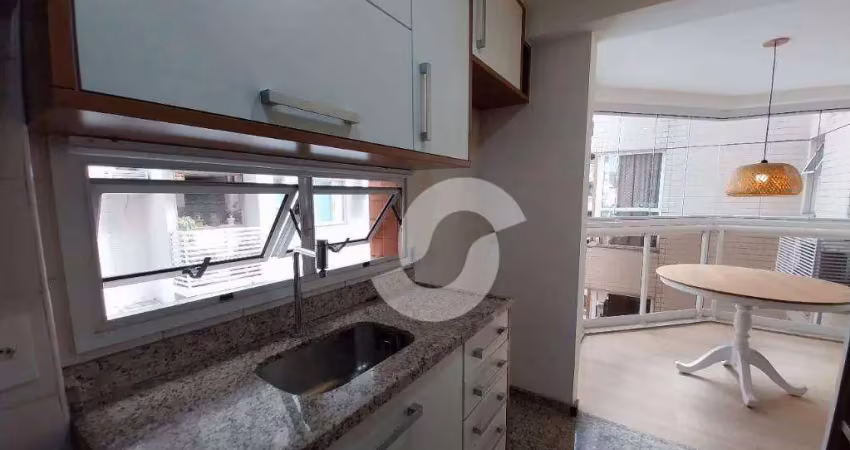 Apartamento com 2 dormitórios à venda, 76 m² por r$ 770.000,00 - icaraí - niterói/rj