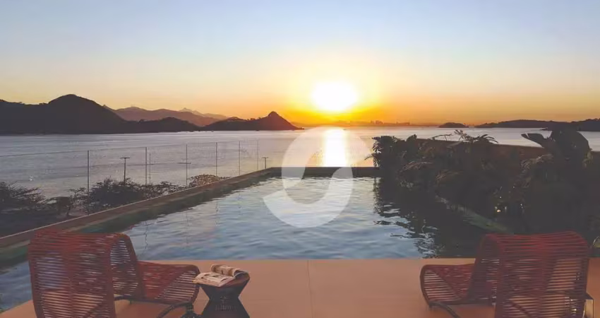 Ótimo studio com 1 dormitório à venda, 33 m² por r$ 580.000 - charitas - niterói/rj