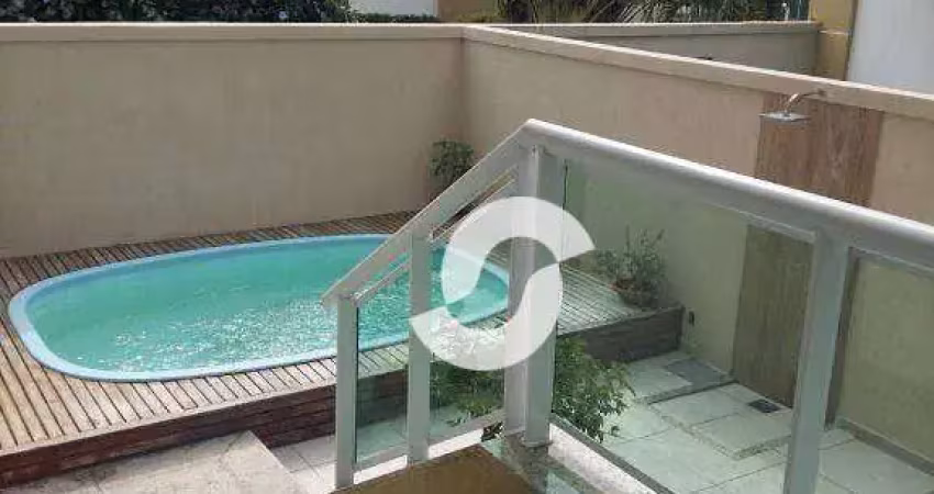 Itaipu - apartamento garden com 3 quartos (1 suíte) 2 vagas e piscina privativa. r$ 920.000
