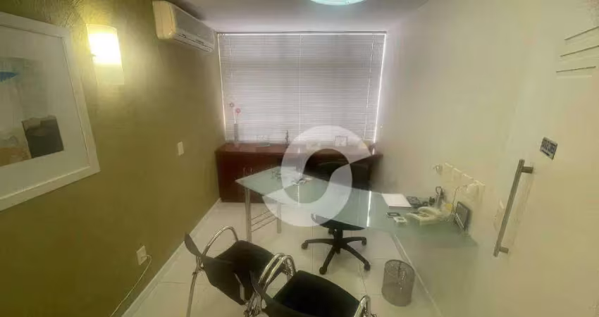 Sala comercial,35 m²,porteira fechada por r$ 470.000 no miolo de icaraí - niterói/rj