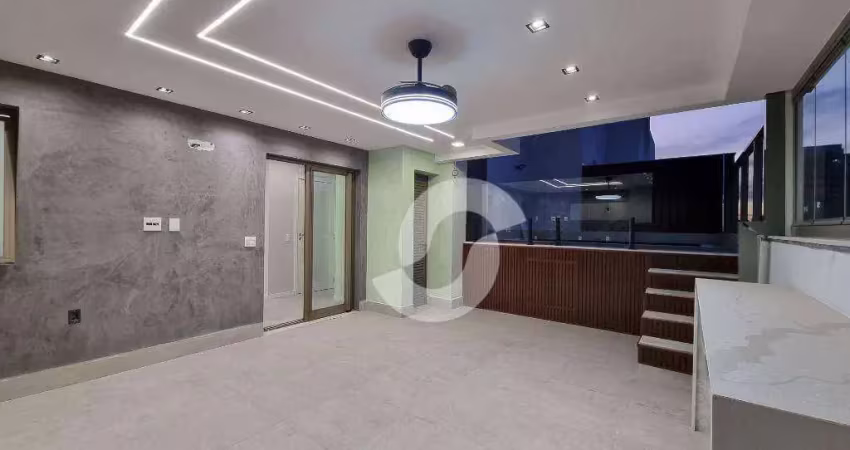 Cobertura com 4 dormitórios à venda, 194 m² por r$ 3.380.000,00 - icaraí - niterói/rj