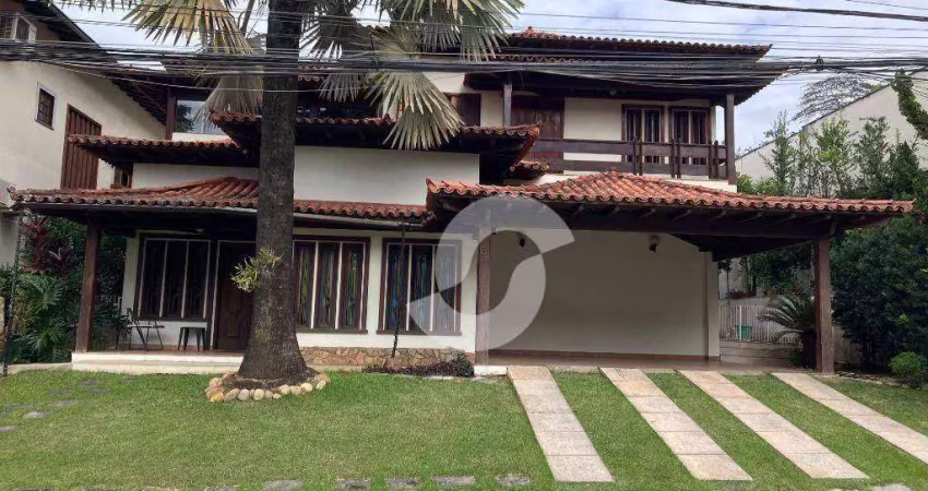 Casa com 4 dormitórios à venda, 280 m² por r$ 2.200.000,00 - badu - niterói/rj