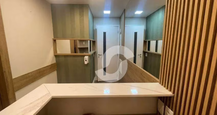 Sua clínica começa aqui: sala reformada com 23m2, e pronta para consultório em icarai .