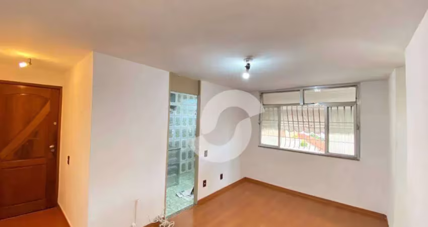 Apartamento para venda em icaraí, niterói-rj: 2 quartos, 1 sala, 1 banheiro, 1 vaga de garagem, 50m² de área. adquira já!