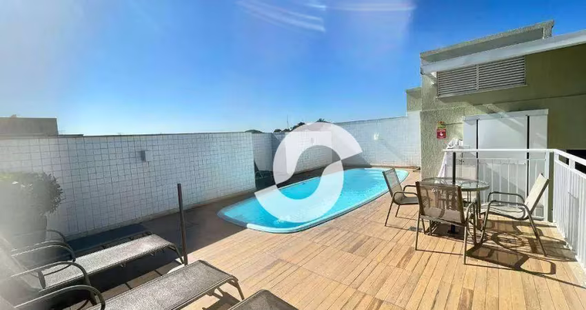 Apartamento com 2 dormitórios à venda, 60 m² por r$ 380.000,00 - maria paula - niterói/rj