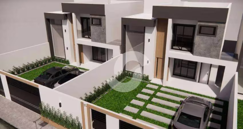 Casa com 4 dormitórios próximo a praia de itaipu, 116 m² por r$ 850.000 - engenho do mato - niterói/rj