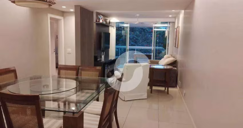 Apartamento com 3 dormitórios à venda, 128 m² por r$ 1.500.000  - são francisco - niterói/rj