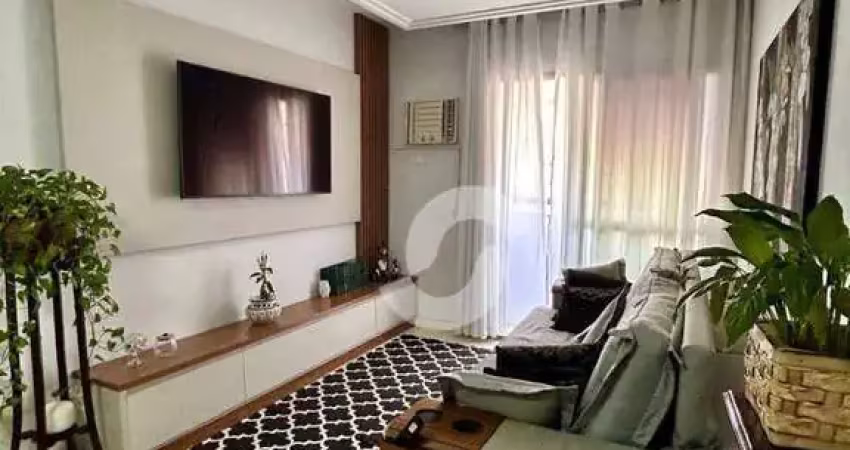 Apartamento com 2 dormitórios à venda, 70 m² por r$ 715.000,00 - santa rosa - niterói/rj