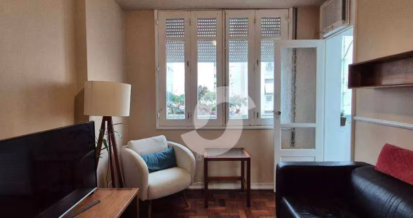 Ipanema, 350m da praia! apartamento com 1 suíte (48m²) à venda por r$ 1.080.000 - ipanema - rio de janeiro/rj