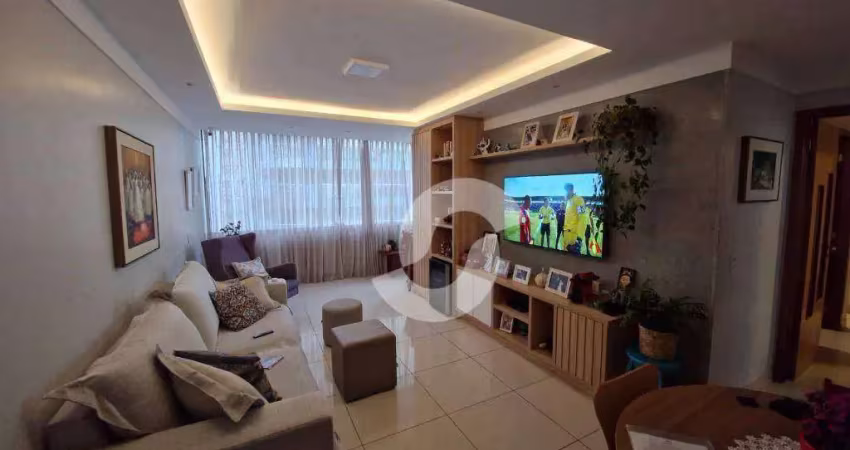 Apartamento com 2 dormitórios à venda, 80 m² por r$ 700.000,00 - icaraí - niterói/rj