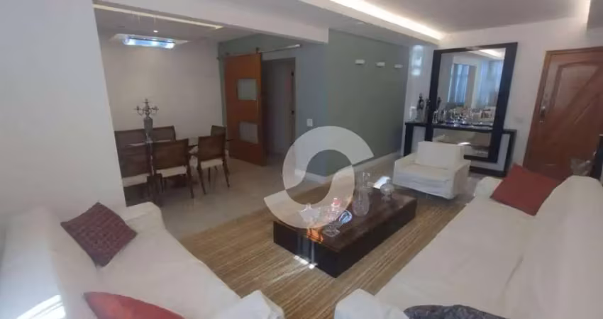 Apartamento com 3 dormitórios à venda, 168 m² por r$ 1.300.000,00 - icaraí - niterói/rj