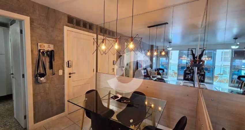 Apartamento com 2 dormitórios à venda, 80 m² por r$ 720.000,00 - icaraí - niterói/rj