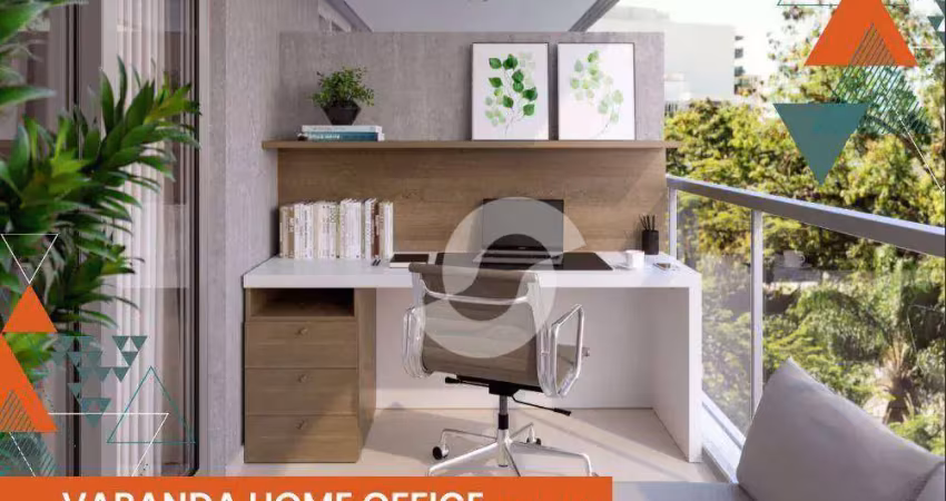 Apartamento com 1 dormitório à venda, 39 m² por r$ 599.000,00 - ingá - niterói/rj
