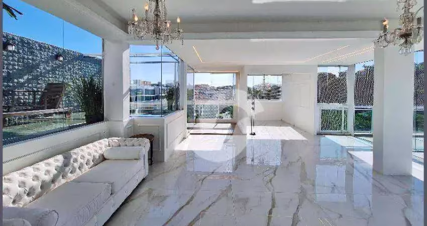 Cobertura com 3 dormitórios, 1 suíte com piscina em pedras de hijau bali à venda, 263 m² por r$ 2.297.000 - camboinhas - niterói/rj