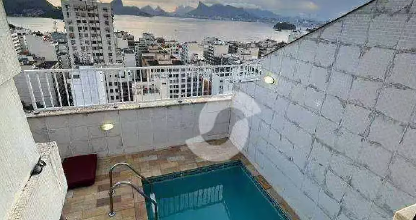 ?? cobertura duplex espetacular a 1 quadra da praia – 4 quartos, área gourmet e piscina!