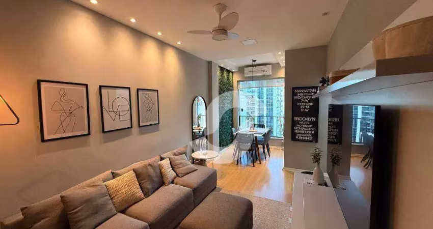 Apartamento com 2 dormitórios à venda, 85 m² por r$ 730.000,00 - icaraí - niterói/rj