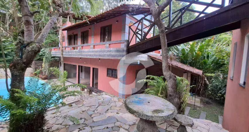 Casa com 4 dormitórios à venda, 303 m² por r$ 760.000,00 - rio do ouro - niterói/rj