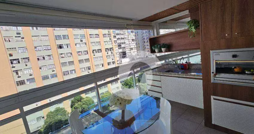 Apartamento com 2 dormitórios à venda, 94 m² por r$ 1.350.000,00 - icaraí - niterói/rj