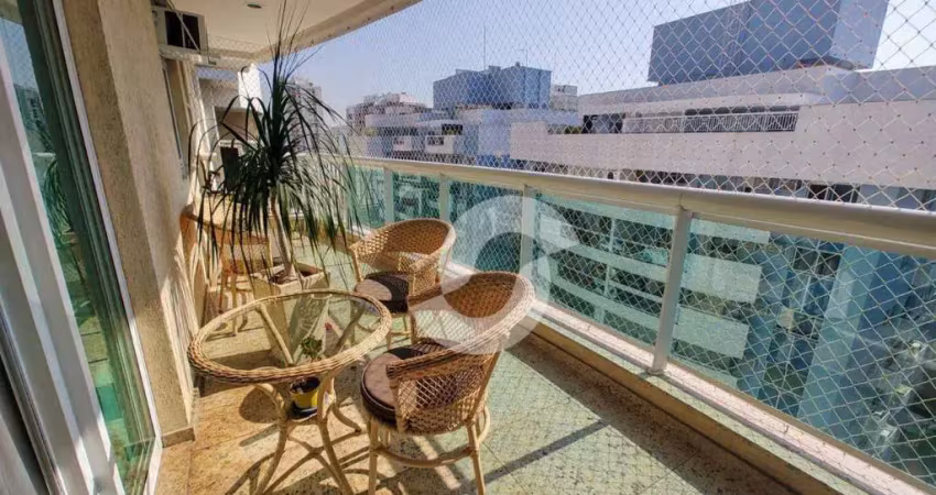 Apartamento com 4 dormitórios à venda, 200 m² por r$ 2.600.000,00 - jardim icaraí - niterói/rj