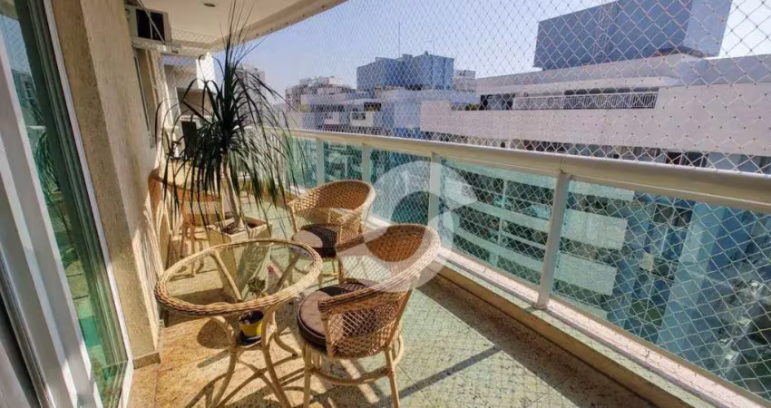 Cobertura com 4 dormitórios à venda, 200 m² por r$ 2.600.000,00 - jardim icaraí - niterói/rj