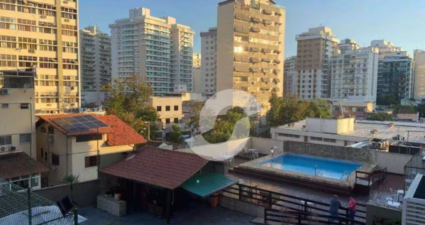 Apartamento com 1 dormitório à venda, 60 m² por r$ 420.000,00 - santa rosa - niterói/rj