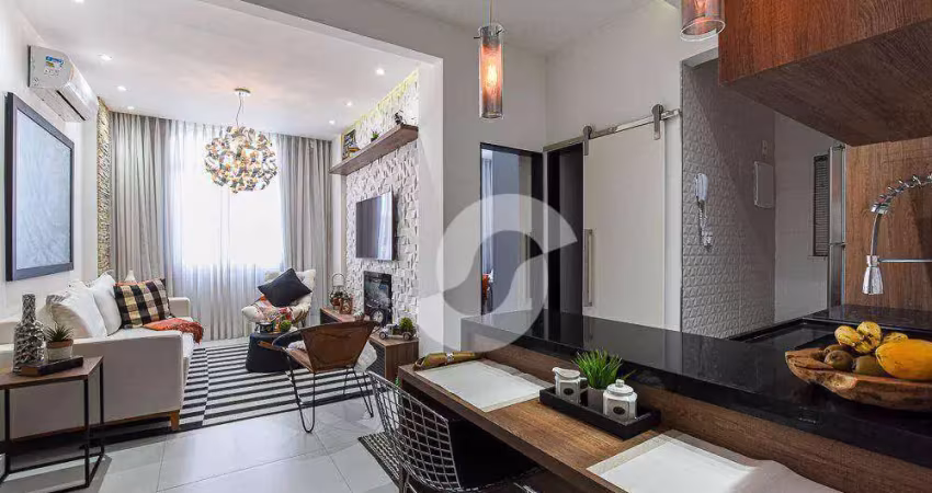 Apartamento com 1 dormitório à venda, 54 m² por r$ 680.000,00 - são francisco - niterói/rj
