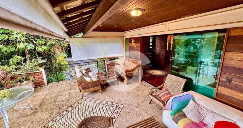 Casa com 4 dormitórios à venda, 240 m² por r$ 1.800.000,00 - itaipu - niterói/rj