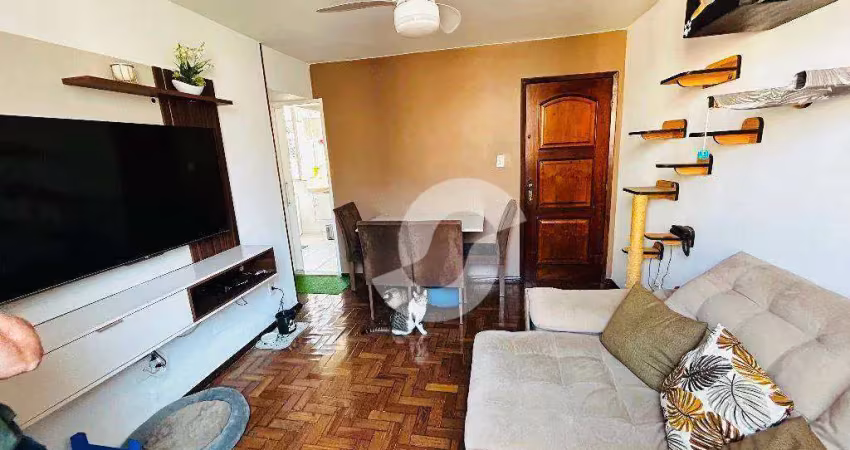 Apartamento com 2 dormitórios à venda, 60 m² por r$ 220.000,00 - santa rosa - niterói/rj