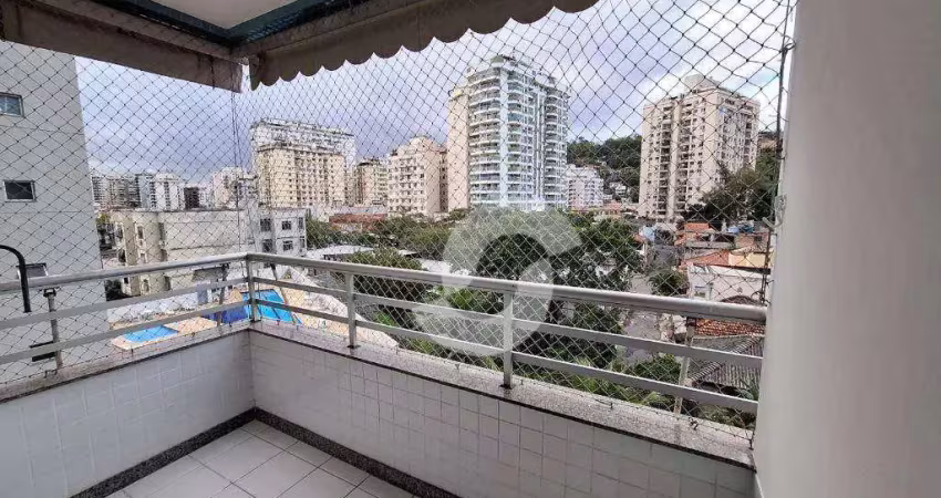 Apartamento com 3 dormitórios à venda, 95 m² por r$ 600.000,00 - santa rosa - niterói/rj