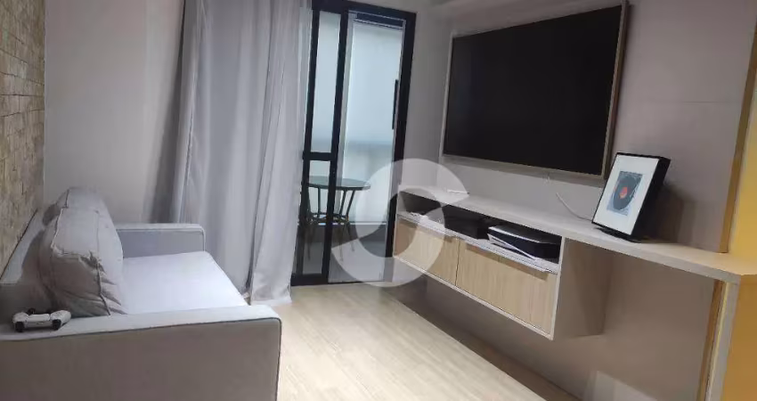 Apartamento com 1 dormitório à venda, 40 m² por r$ 600.000,00 - ingá - niterói/rj