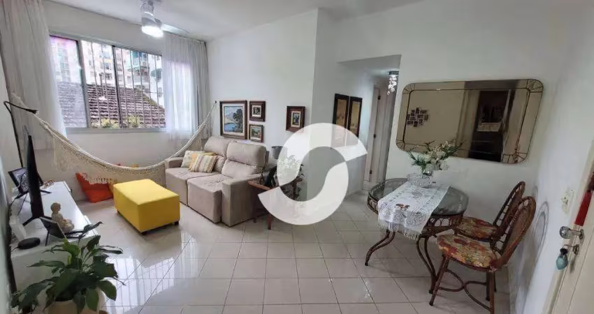 Oportunidade! apartamento em excelente localização com 2 dormitórios à venda, 65 m² por r$ 490.000 - santa rosa - niterói/rj