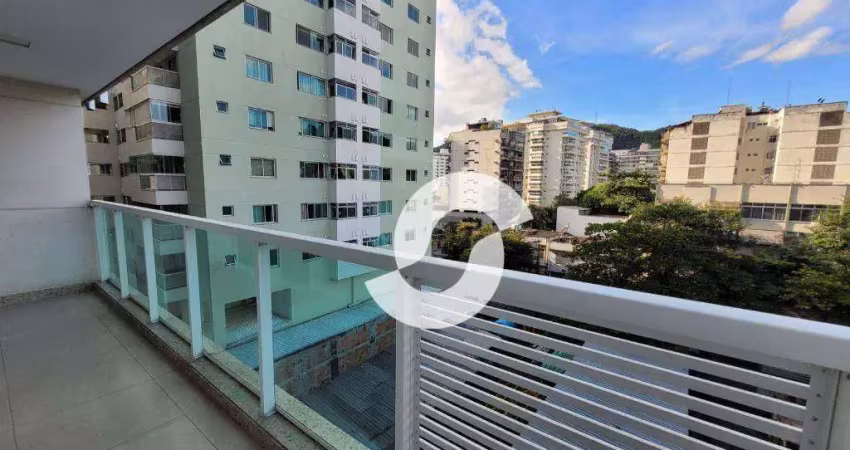 Apartamento com 3 dormitórios à venda, 97 m² por r$ 750.000,00 - santa rosa - niterói/rj