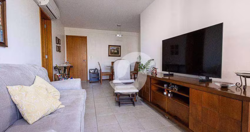 Apartamento com 2 dormitórios à venda, 84 m² por r$ 650.000,00 - pe pequeno - niterói/rj