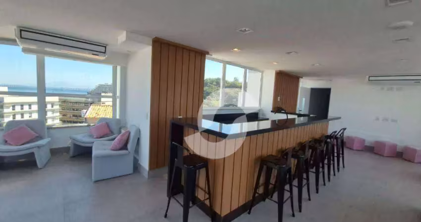 Studio com 1 dormitório à venda, 19 m² por r$ 350.000,00 - boa viagem - niterói/rj