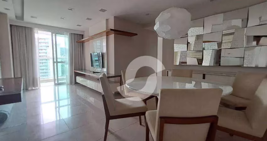 Apartamento com 3 dormitórios à venda, 105 m² por r$ 980.000,00 - jardim icaraí - niterói/rj