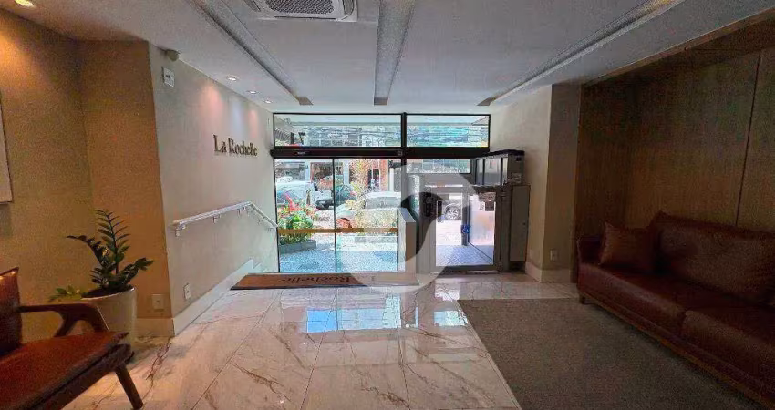 Apartamento com 1 dormitórios à venda, 60 m² por r$ 580.000 - icaraí - niterói/rj