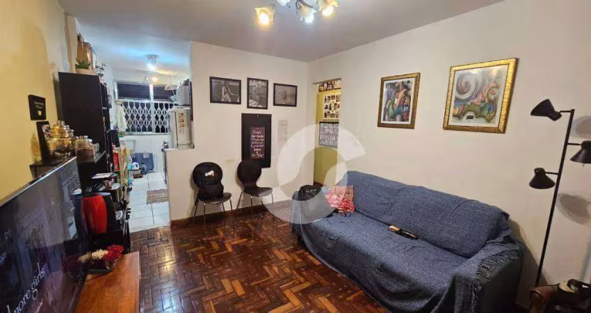Apartamento com 2 dormitórios à venda, 47 m² por r$ 220.000,00 - barreto - niterói/rj