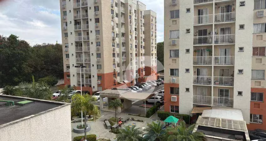 Apartamento com 2 dormitórios à venda, 45 m² por r$ 280.000,00 - neves - são gonçalo/rj