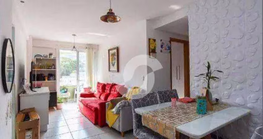 Apartamento com 2 dormitórios à venda, 55 m² por r$ 350.000,00 - maria paula - niterói/rj