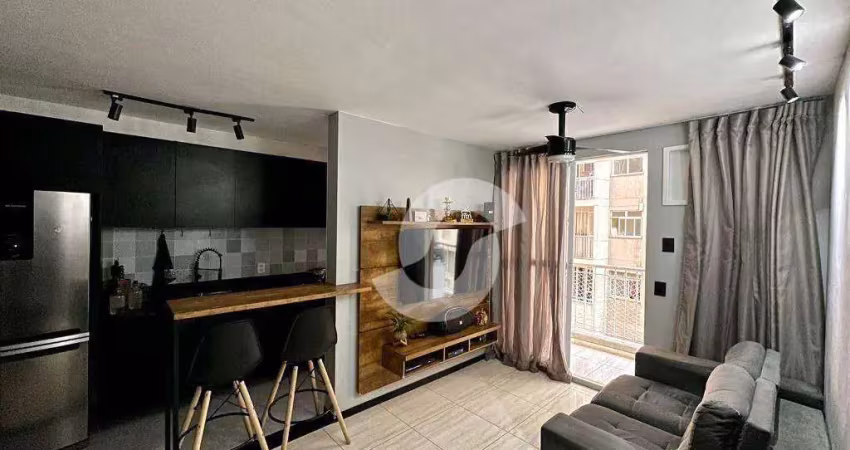 Apartamento com 2 dormitórios à venda, 60 m² por r$ 380.000,00 - barreto - niterói/rj