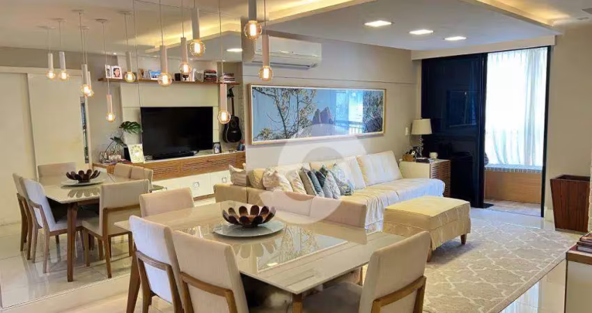 Apartamento com 2 dormitórios à venda, 102 m² por r$ 1.150.000,00 - vital brasil - niterói/rj