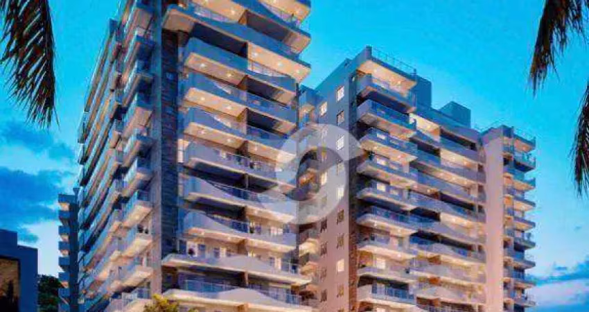 Apartamento com 3 dormitórios à venda, 104 m² por r$ 780.000,00 - santa rosa - niterói/rj