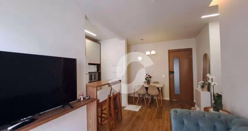 Apartamento com 2 dormitórios à venda, 65 m² por r$ 399.000,00 - largo da batalha - niterói/rj
